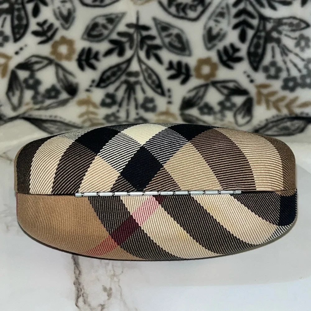 Burberry Tartan Canvas Sunglasses Hardshell Case Burberrry Plaid Case Only